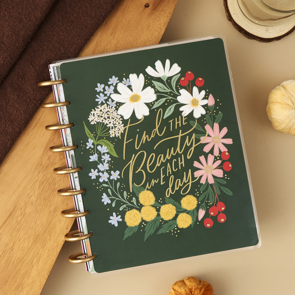 2025 Blooming Bouquet Planner - Classic Vertical Layout - 12 Months