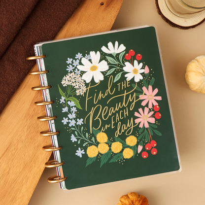 2025 Blooming Bouquet Planner - Classic Vertical Layout - 12 Months