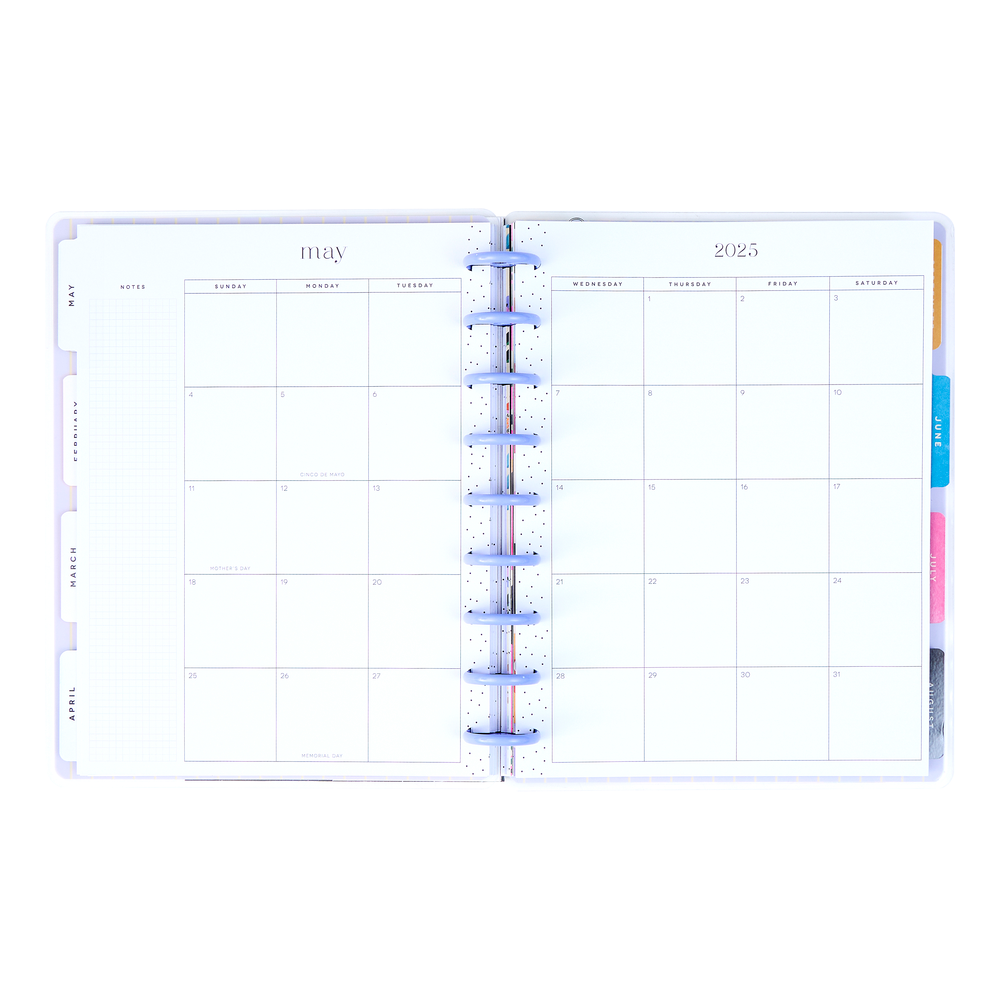 2025 Mod Garden Planner - Classic Dashboard Layout - 12 Months