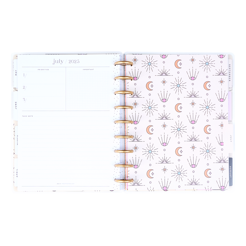 2025 Desert Mystic Planner - Classic Vertical Layout - 12 Months