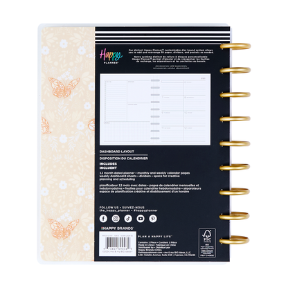 2025 Wild Woods Planner - Classic Dashboard Layout - 12 Months