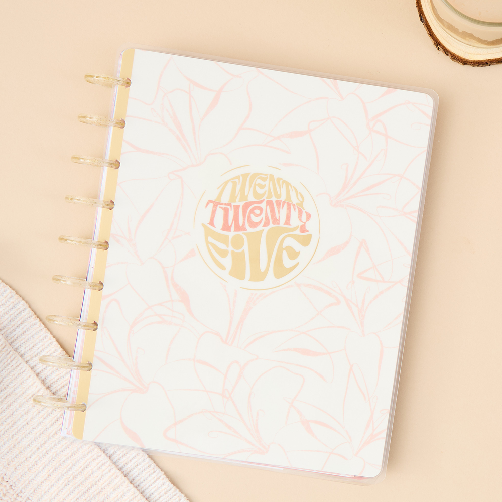 2025 Sunny Oasis Planner - Classic Vertical Layout - 12 Months