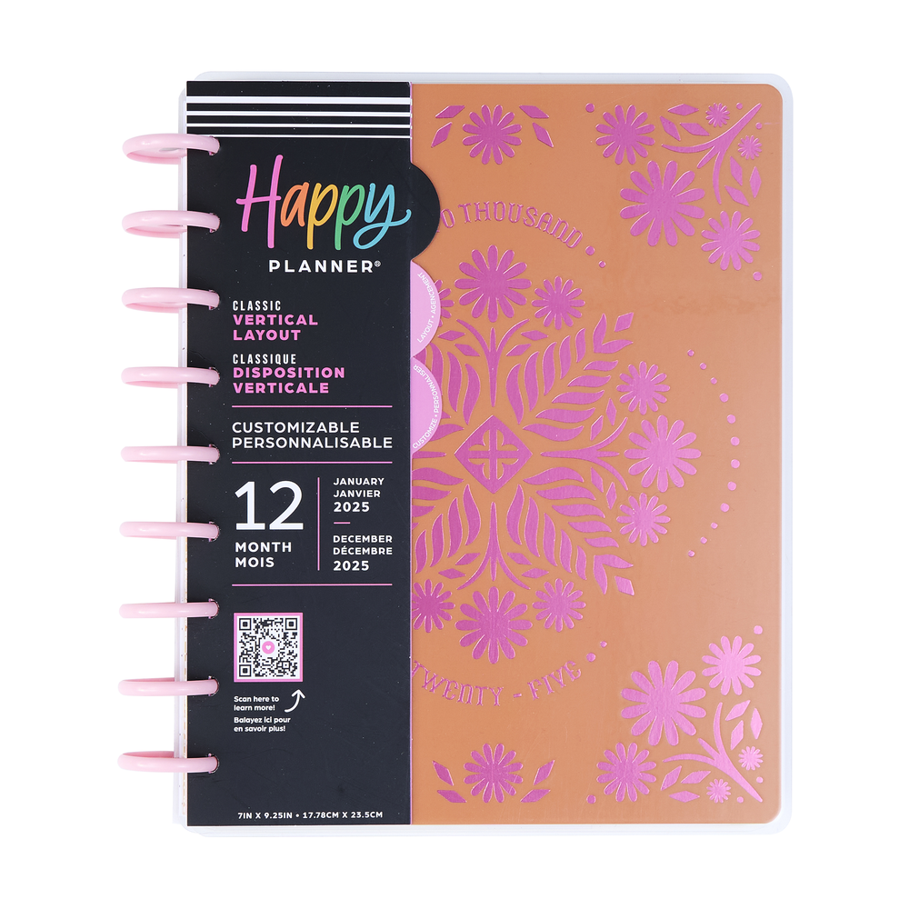 2025 Western Wildflower Planner - Classic Vertical Layout - 12 Months