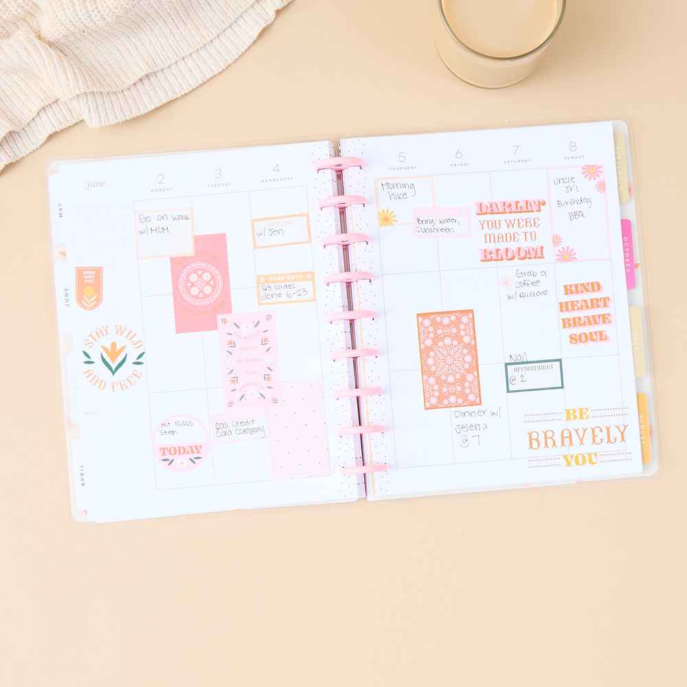 2025 Western Wildflower Planner - Classic Vertical Layout - 12 Months