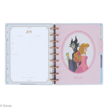 2025 Disney Sleeping Beauty 65th Anniversary Planner - Classic Dashboard Layout - 12 Months