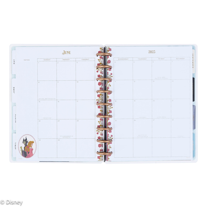 2025 Disney Sleeping Beauty 65th Anniversary Planner - Classic Dashboard Layout - 12 Months