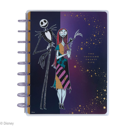 2025 Disney Tim Burton's The Nightmare Before Christmas Celestial Planner - Classic Vertical Layout - 12 Months