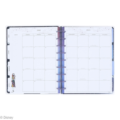 2025 Disney Tim Burton's The Nightmare Before Christmas Celestial Planner - Classic Vertical Layout - 12 Months