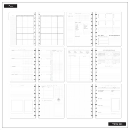 Undated Hello Little One Baby Planner - Classic Baby's First Year Layout - 12 Months