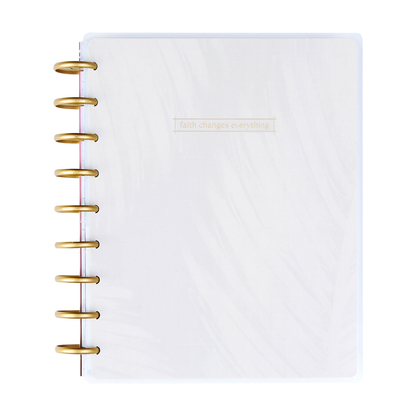 Undated Coastal Faith Planner - Classic Faith Layout - 12 Months