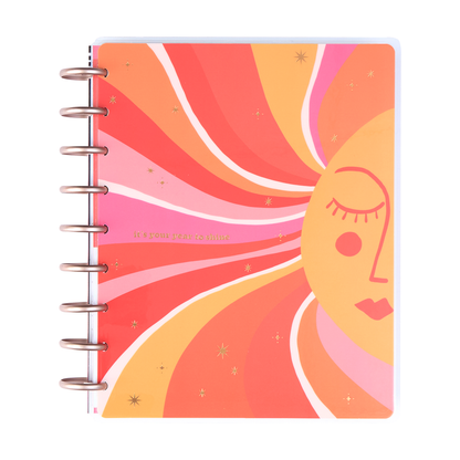 Undated Cat Coq x Happy Planner Retro Sunset Planner - Classic Dashboard Layout - 12 Months