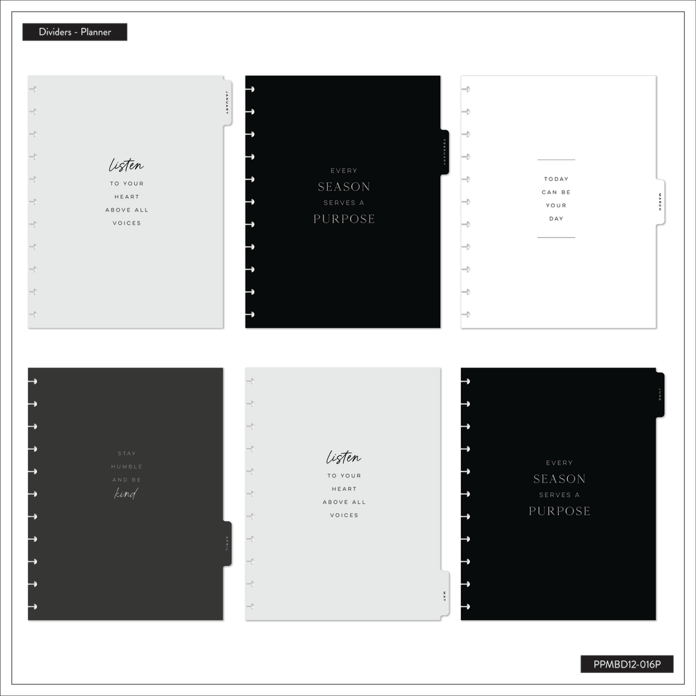 2025 Work + Life Onyx Planner - Big Hourly Layout - 12 Months