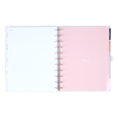 2025 Work + Life Ivory Planner - Big Hourly Layout - 12 Months