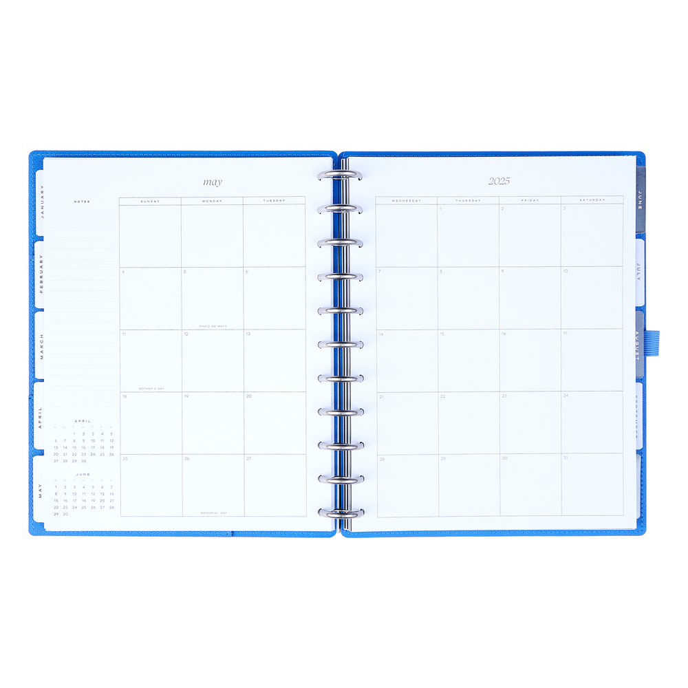 2025 Work + Life Elemental Planner - Big Hourly Layout - 12 Months