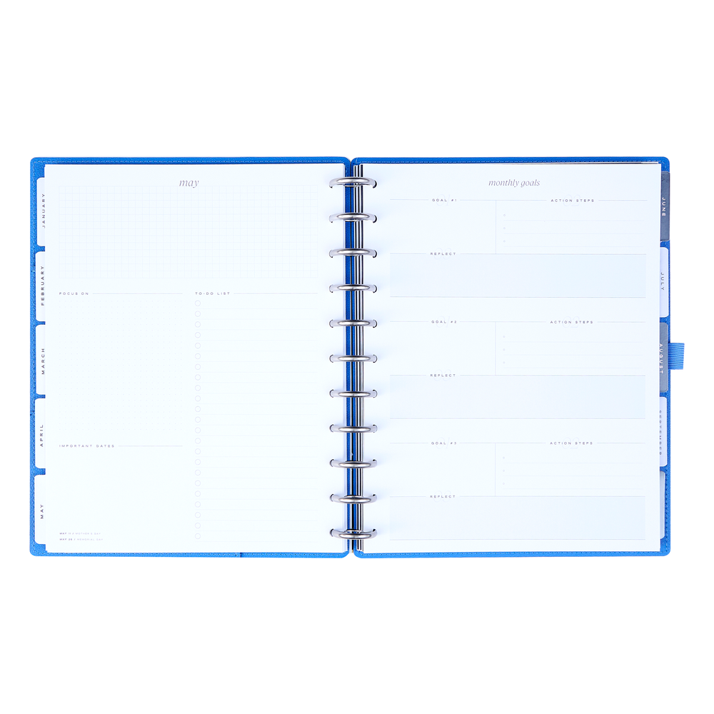 2025 Work + Life Elemental Planner - Big Hourly Layout - 12 Months