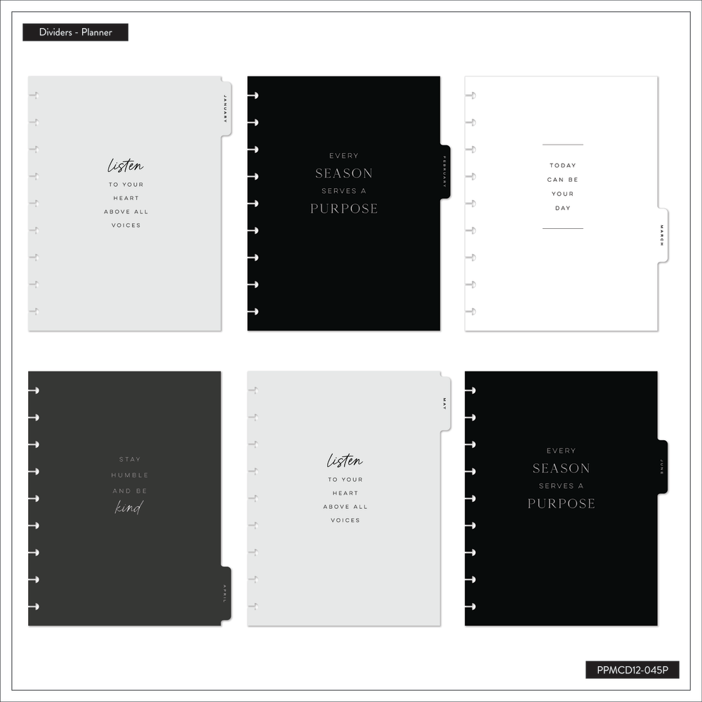 2025 Work + Life Onyx Planner - Classic Hourly Layout - 12 Months