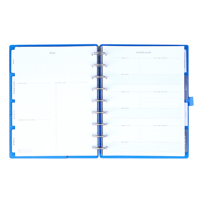 2025 Work + Life Elemental Planner - Classic Hourly Layout - 12 Months