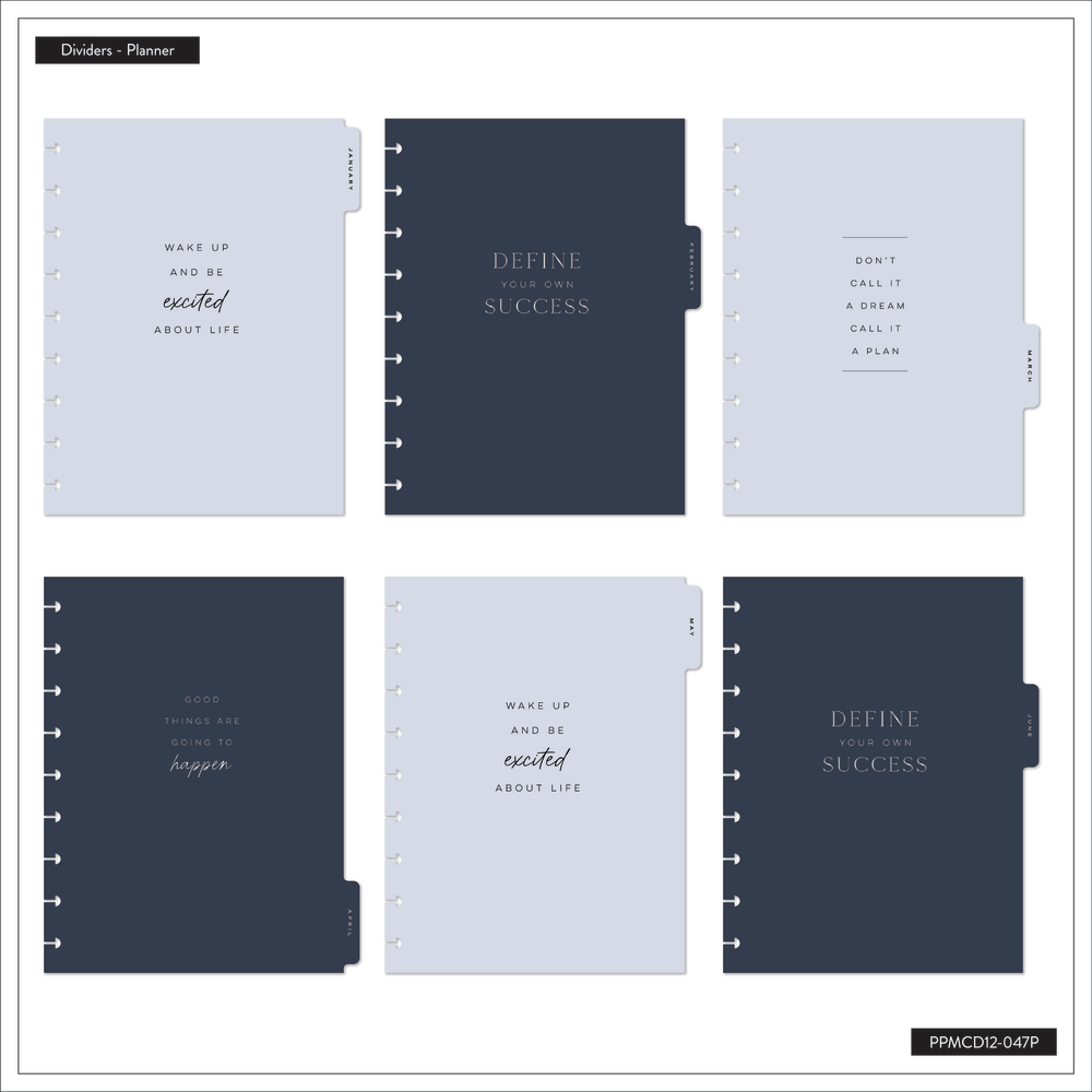 2025 Work + Life Elemental Planner - Classic Hourly Layout - 12 Months