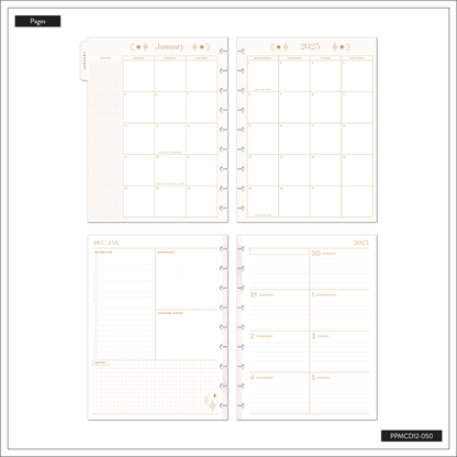 2025 DELUXE Everyday Magic Planner - Classic Dashboard Layout - 12 Months