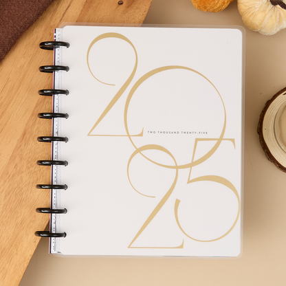 2025 DELUXE Modern Impressions Planner - Classic Vertical Layout - 12 Months