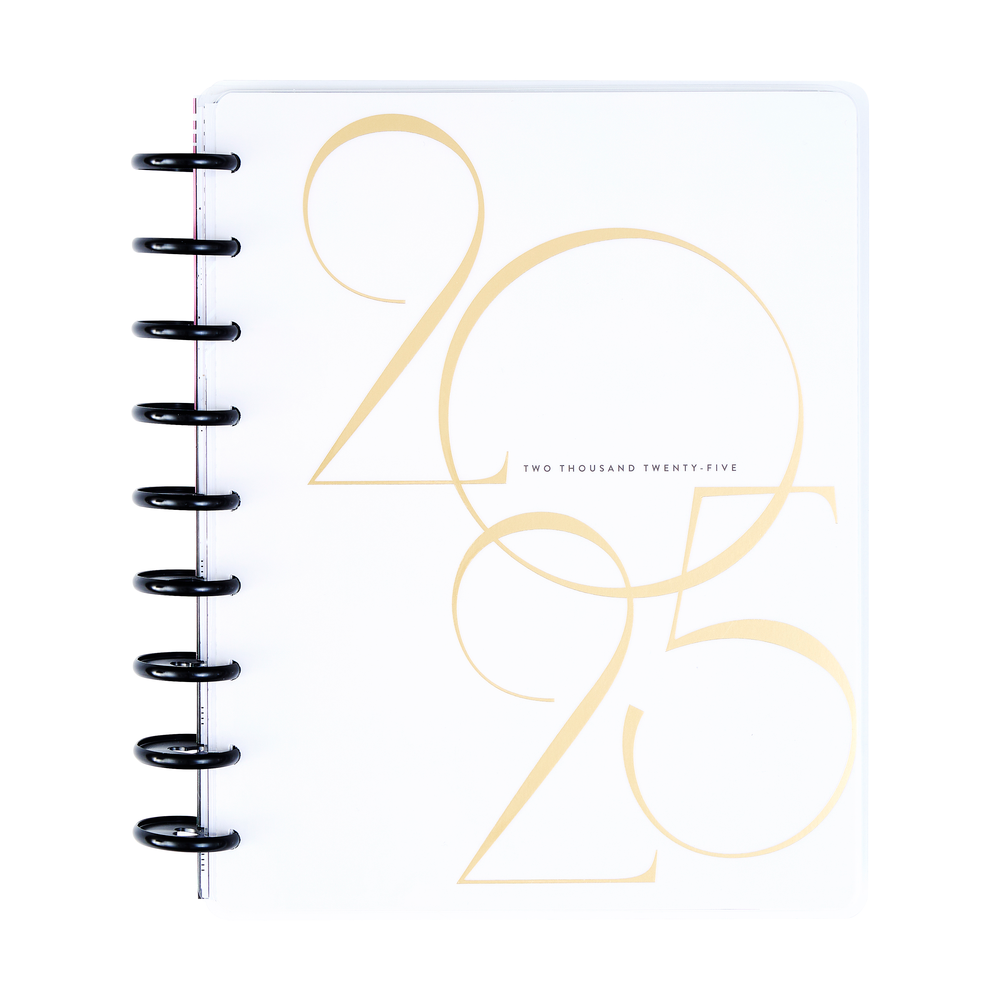 2025 DELUXE Modern Impressions Planner - Classic Vertical Layout - 12 Months