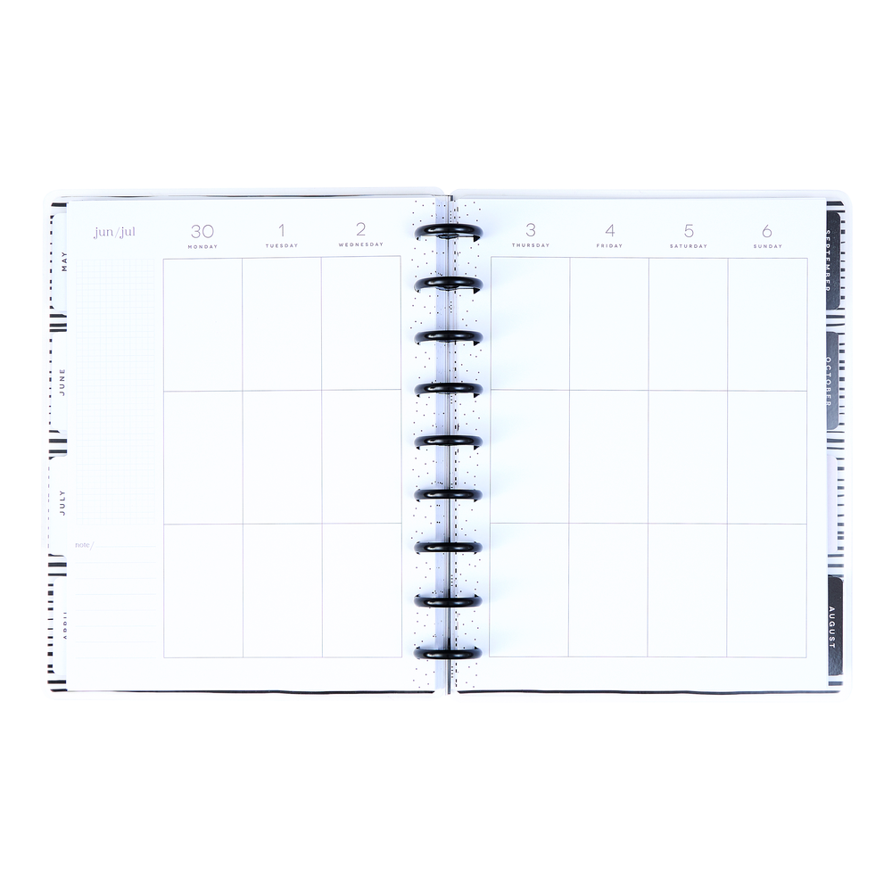 2025 DELUXE Modern Impressions Planner - Classic Vertical Layout - 12 Months