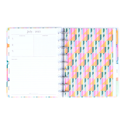 2025 DELUXE Building Blocks Planner - Classic Vertical Layout - 12 Months