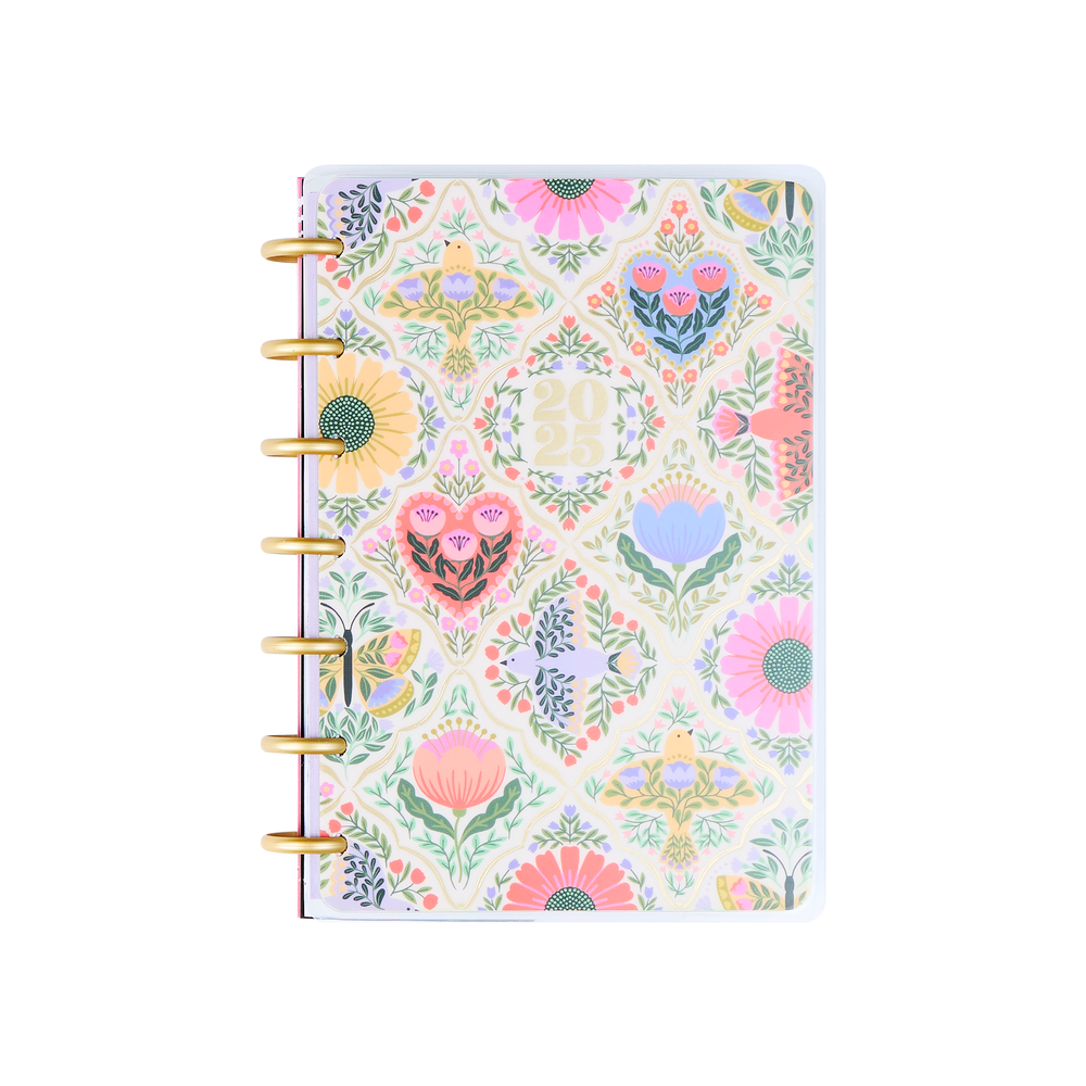 2025 Folk & Flora Planner - Mini Horizontal Layout - 12 Months