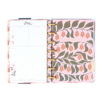 2025 Desert Rose Planner - Mini Vertical Layout - 12 Months