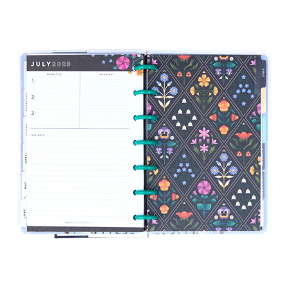 2025 Radiant Garden Planner - Mini Dashboard Layout - 12 Months