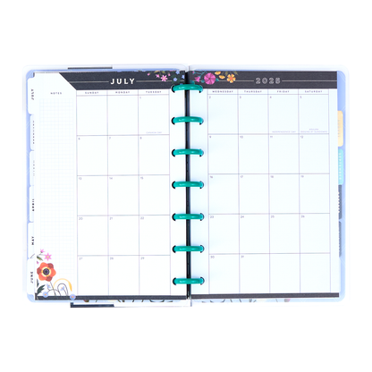 2025 Radiant Garden Planner - Mini Dashboard Layout - 12 Months