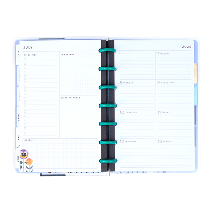 2025 Radiant Garden Planner - Mini Dashboard Layout - 12 Months