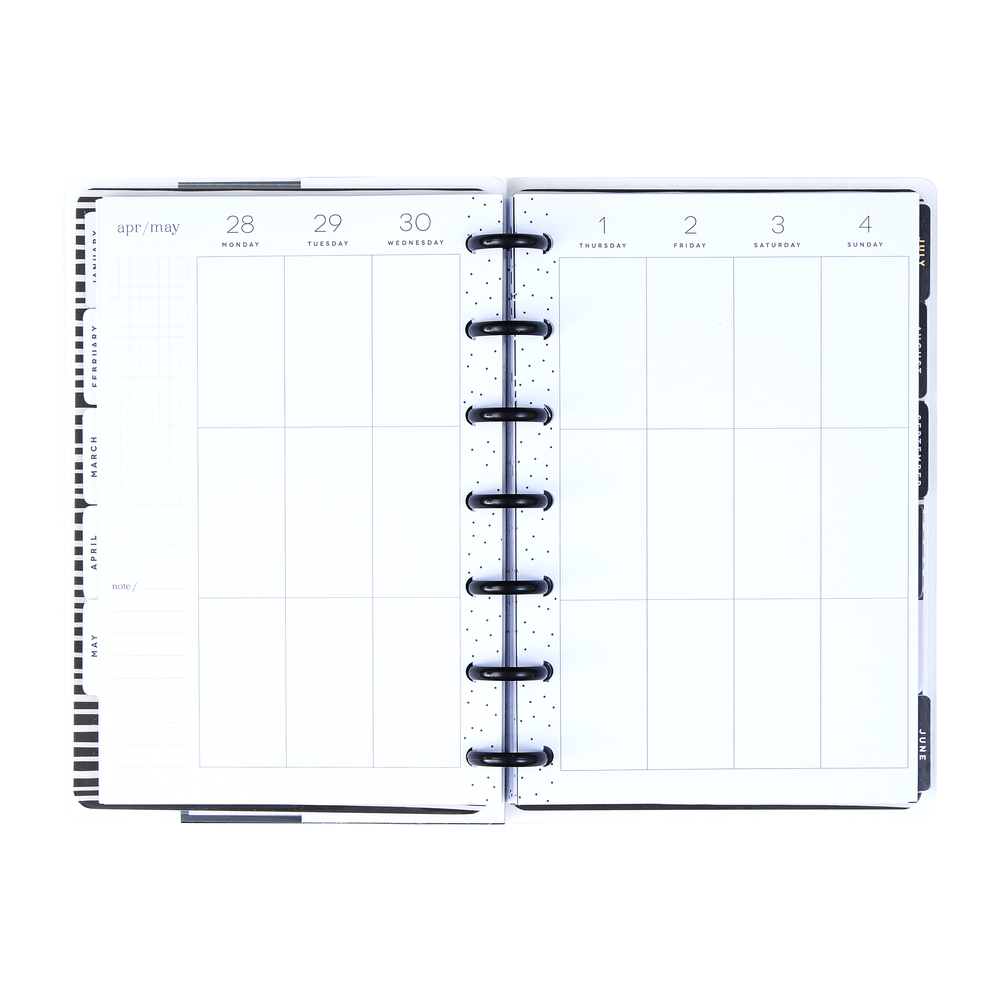 2025 Modern Impression Planner - Mini Vertical Layout - 12 Months