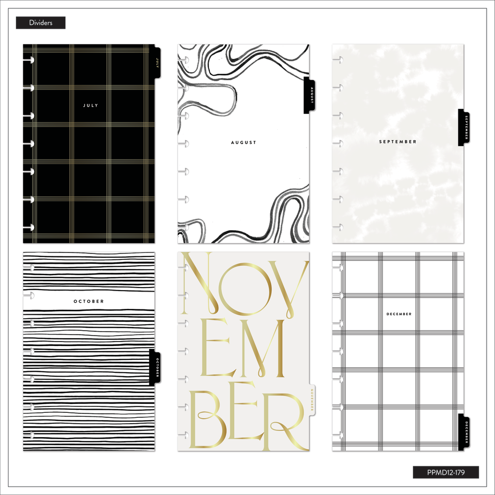 2025 Modern Impression Planner - Mini Vertical Layout - 12 Months