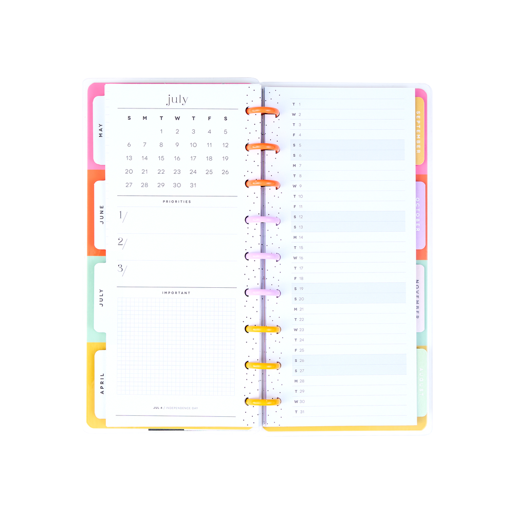 2025 Building Blocks Planner - Skinny Classic Horizontal Layout - 12 Months