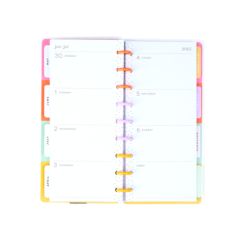 2025 Building Blocks Planner - Skinny Classic Horizontal Layout - 12 Months