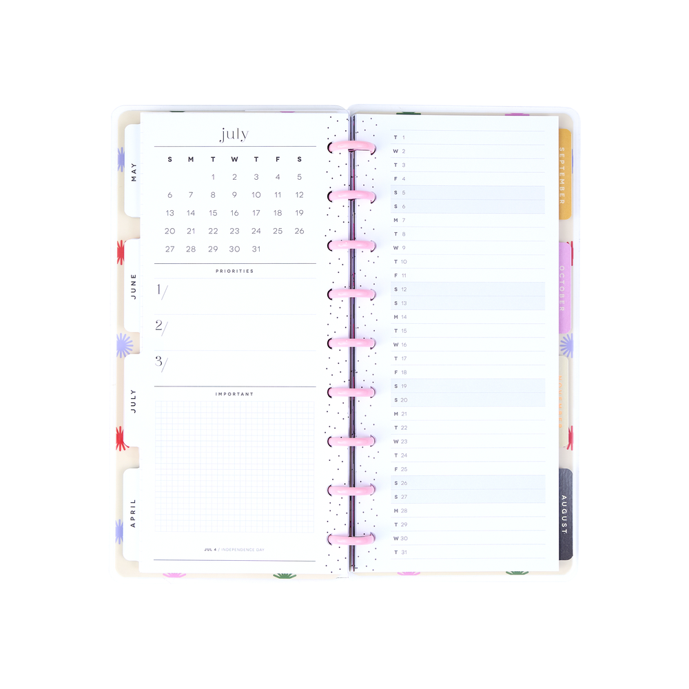 2025 Mod Garden Planner - Skinny Classic Horizontal Layout - 12 Months