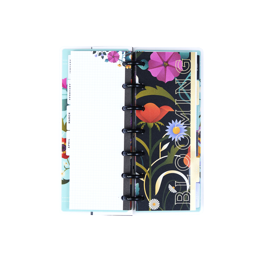 2025 Radiant Garden Planner - Skinny Mini Horizontal Layout - 12 Months