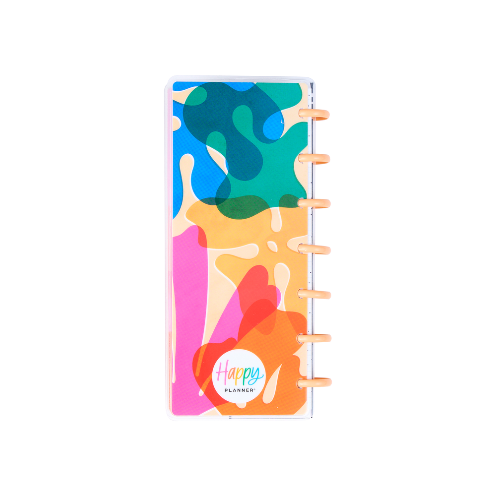 2025 Vivid Tropics Planner - Skinny Mini Horizontal Layout - 12 Months