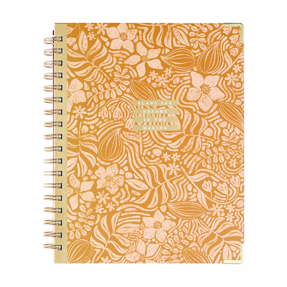 2025 Sunny Oasis Spiral Planner - Classic Vertical Layout - 12 Months