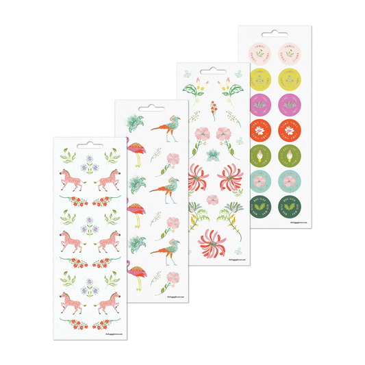 Lush Linens - 8 Sticker Sheets