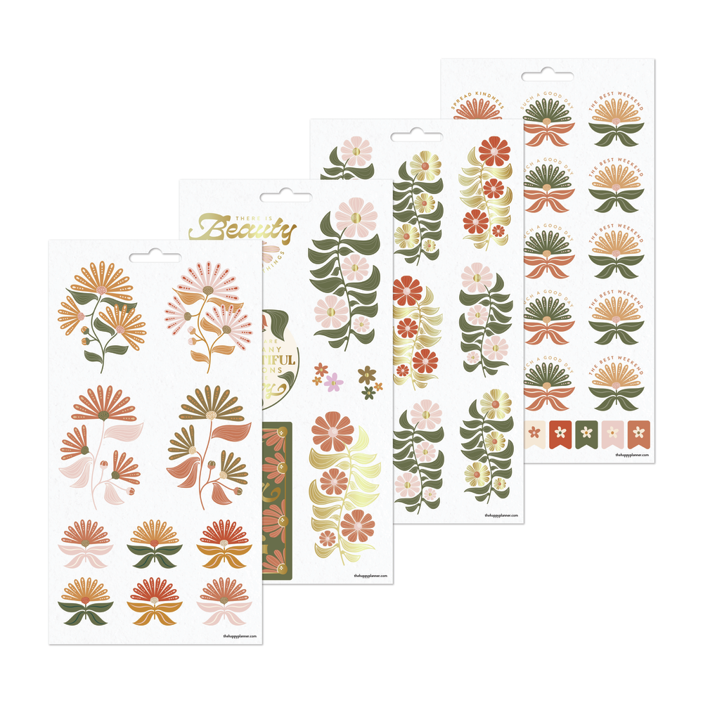 Desert Rose - 10 Sticker Sheets