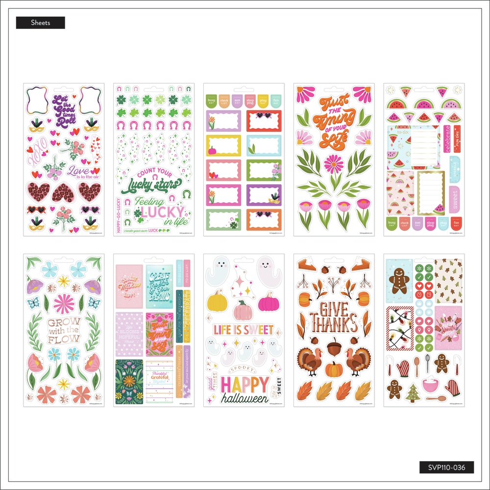 Seasons of Joy - 10 Sticker Sheets