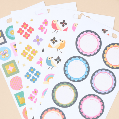 Mod Garden - 10 Sticker Sheets