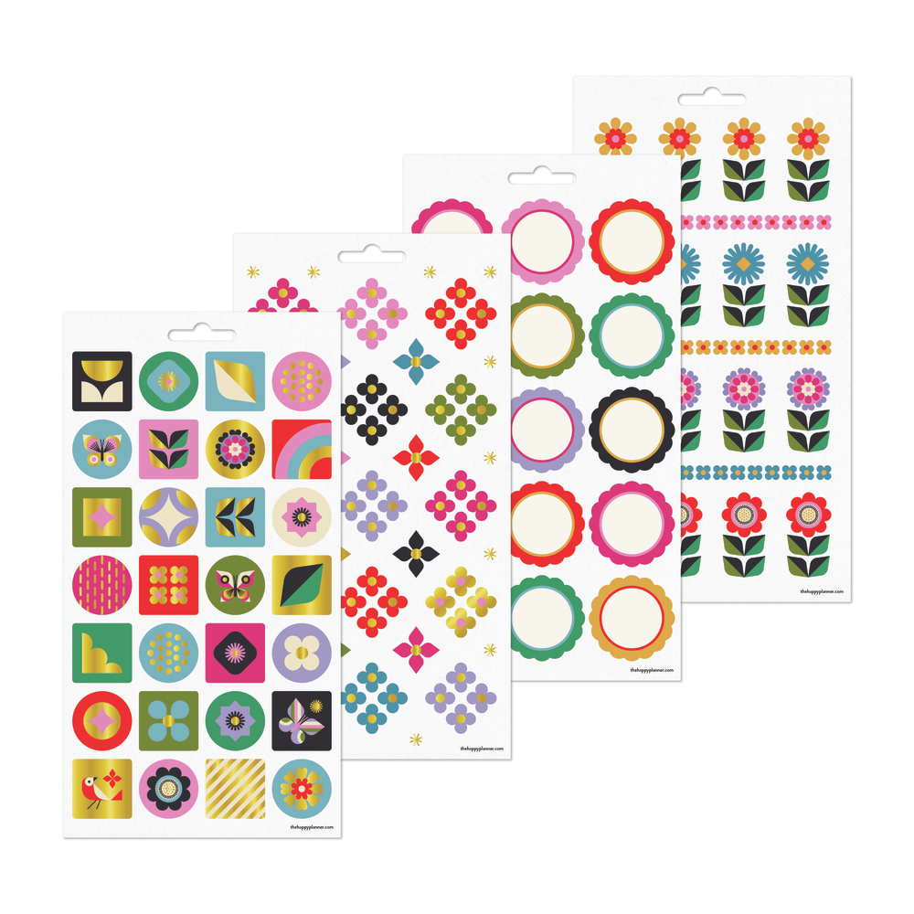 Mod Garden - 10 Sticker Sheets