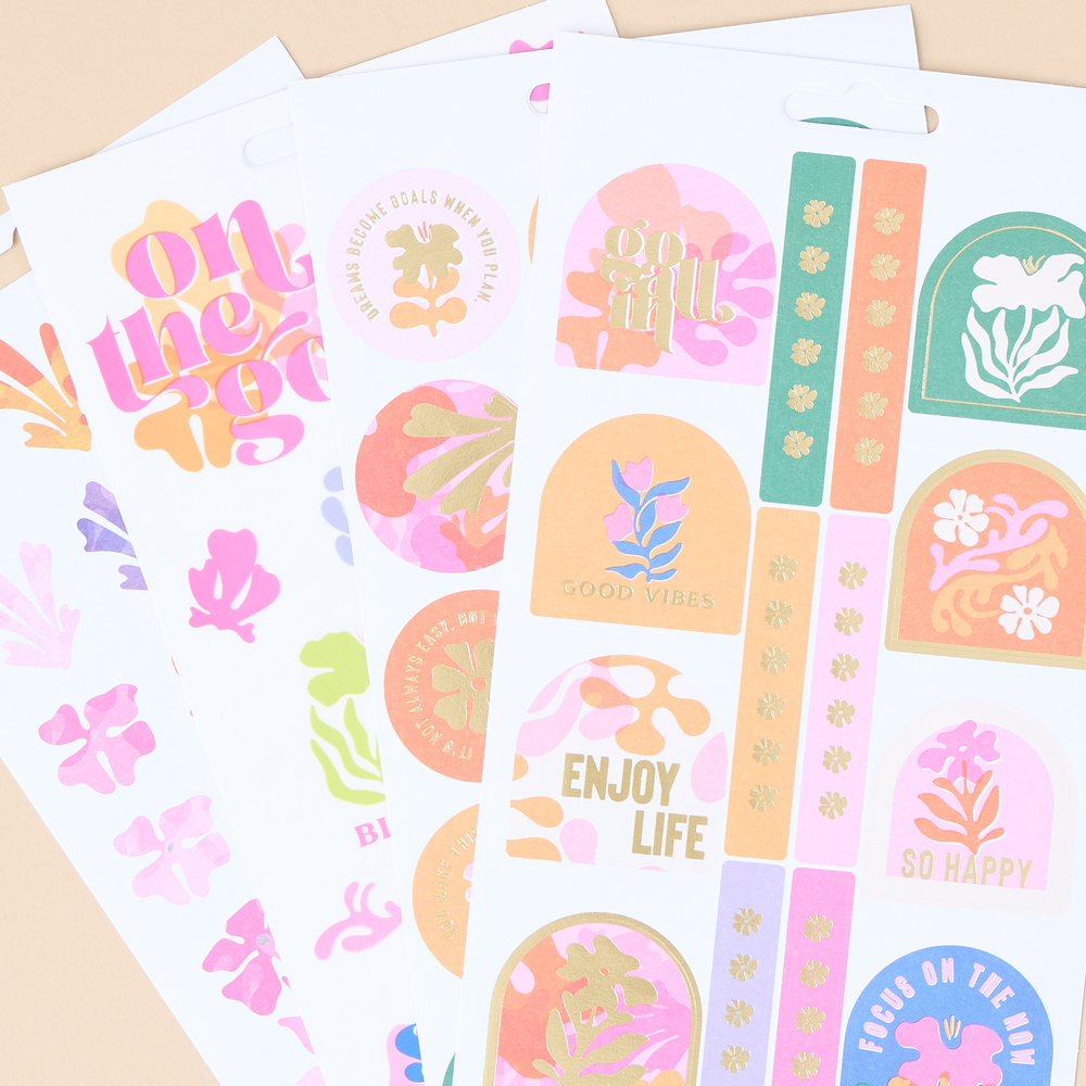 Vivid Tropics - 10 Sticker Sheets