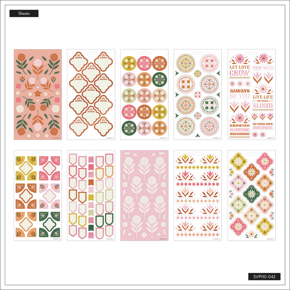 Western Wildflower - 10 Sticker Sheets