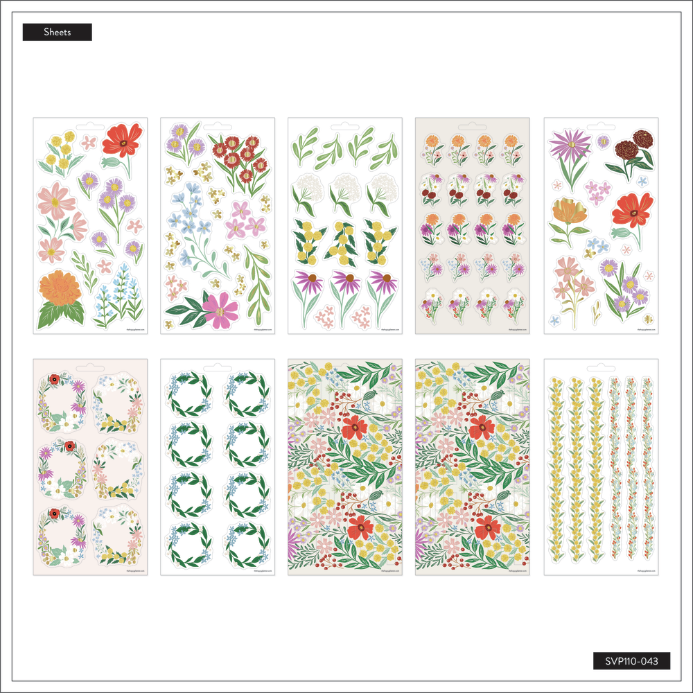 Blooming Bouquet - 10 Sticker Sheets