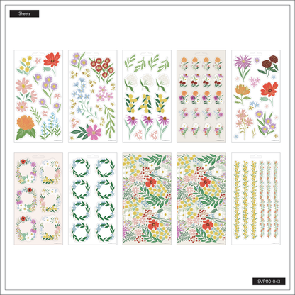 Blooming Bouquet - 10 Sticker Sheets