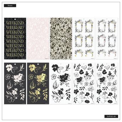 Sketchy Florals - Value Pack Stickers - Big